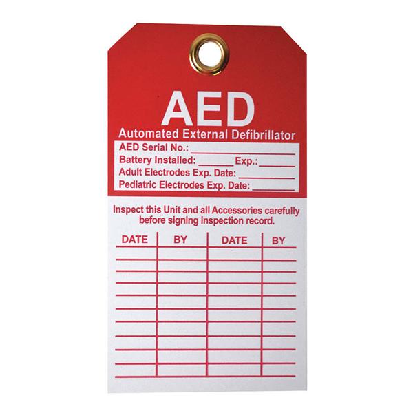 Tag AED Inspection/Maintenance Each